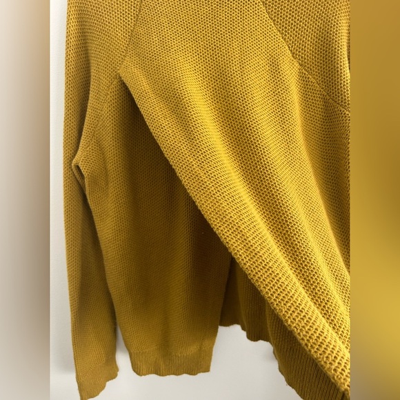 Madewell Province Cross Back Knit Sweater Pullover – Mustard Yellow – Women’s - Picture 6 of 7